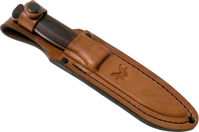 Bois stabilisé et étui en cuir