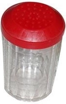 Sucrier saupoudreur en plastique transparent, assortiment de couleurs