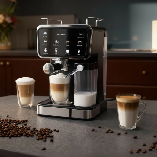 Mousse de lait parfaite et boissons glacées