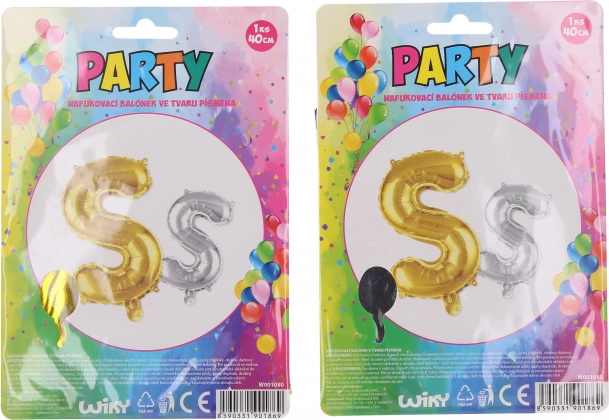 Ballon gonflable - lettre S