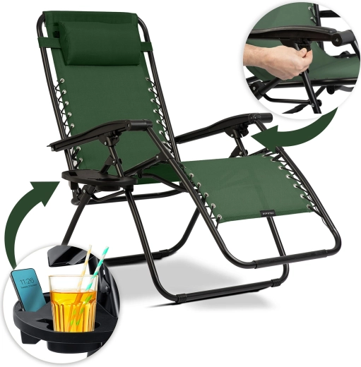 Tablette latérale pratique avec porte-boisson et support téléphone