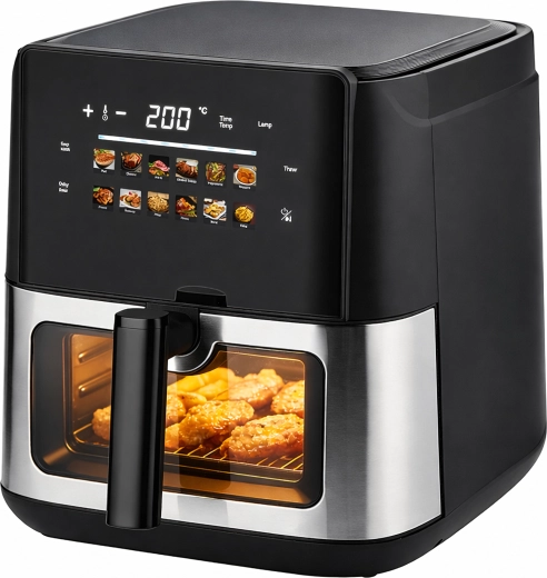Friteuse à air chaud (air fryer) 8 l 1700 W avec 12 programmes
