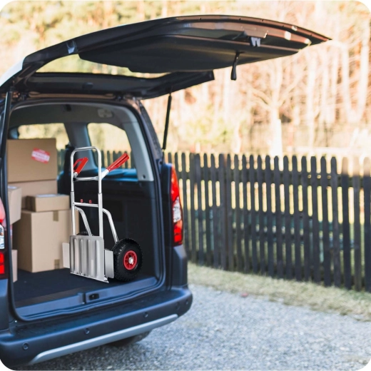 Plateforme pliante et rangement compact