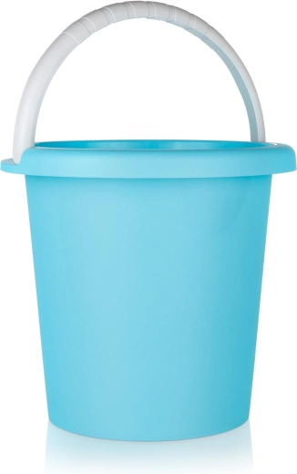 Seau en plastique 10 l avec bec verseur, turquoise