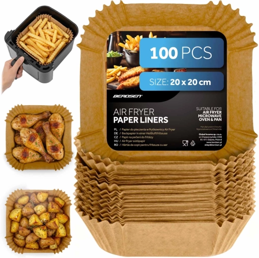 100 feuilles de cuisson incluses