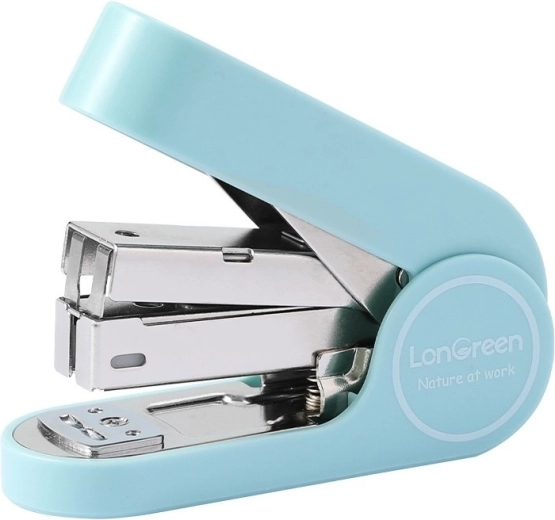 Agrafeuse LonGreen EM416 pour 25 feuilles, bleue
