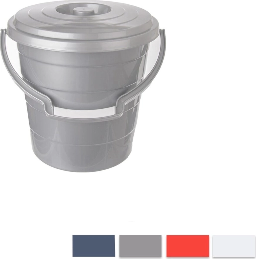Seau Hobby avec couvercle 10 l – assortiment de couleurs