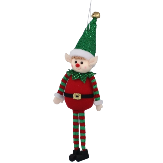 Style traditionnel rouge‑vert avec paillettes