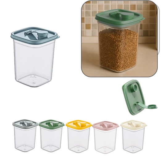 Récipient alimentaire en plastique 1 l avec doseur Tower