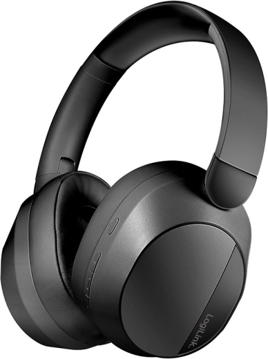 Casque sans fil avec microphone LOGILINK avec ANC et Bluetooth