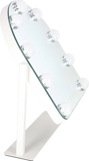 Version de table stable avec surface miroir orientable