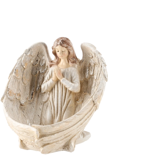Figurine d’ange aux ailes déployées