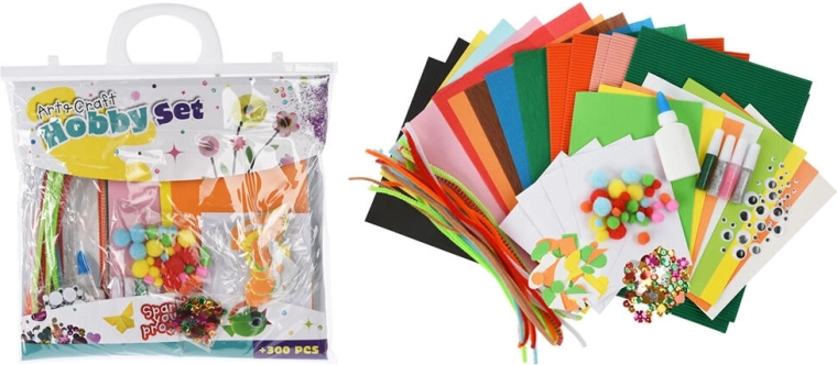Kit créatif mix 300 pièces dans un sac
