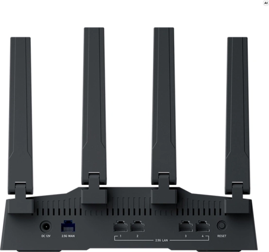 Cinq ports 2,5G et prise en charge Multi‑WAN