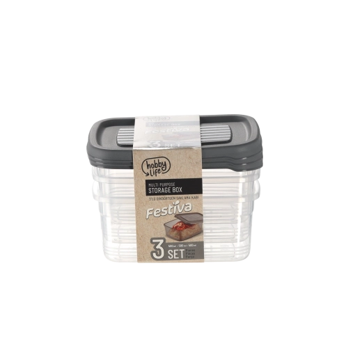Lot de 3 pièces pour les portions et une meilleure organisation