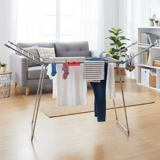 Jusqu’à 19 m de surface de séchage pour une grande quantité de linge