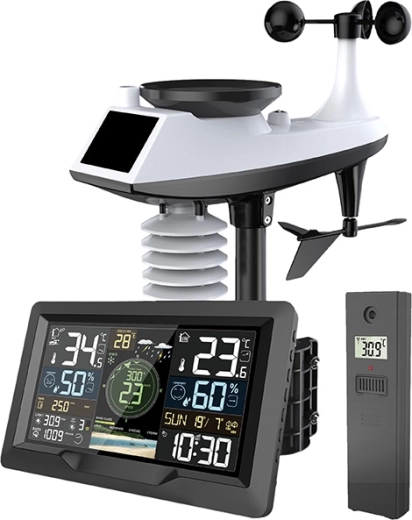 Station météo Wi-Fi intelligente professionnelle Solight