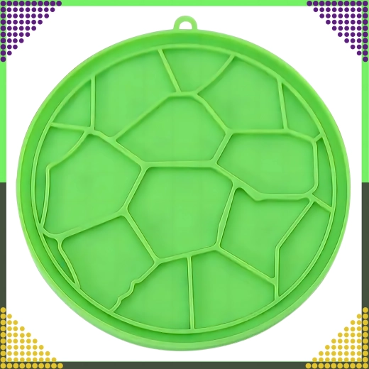 Tapis de léchage en silicone pour chiens et chats vert