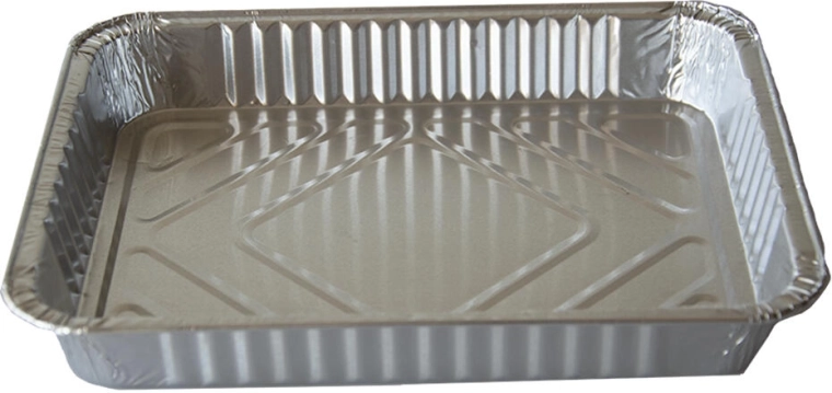 Barquette en aluminium pour brioches 930 ml 23 × 17,5 × 3 cm