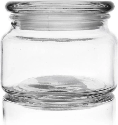 Bocal en verre pour aliments 380 ml avec couvercle