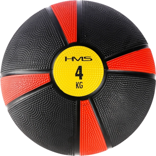 Medecine-ball HMS 4 kg avec surface antidérapante