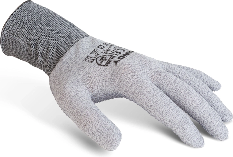 Gants de protection antidérapants avec picots en PVC, taille XL – 1 paire
