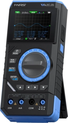 FNIRSI DST-201 multimètre numérique portable 3-en-1 avec oscilloscope et générateur de signaux