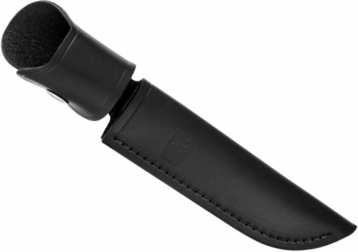 Étui en cuir noir inclus