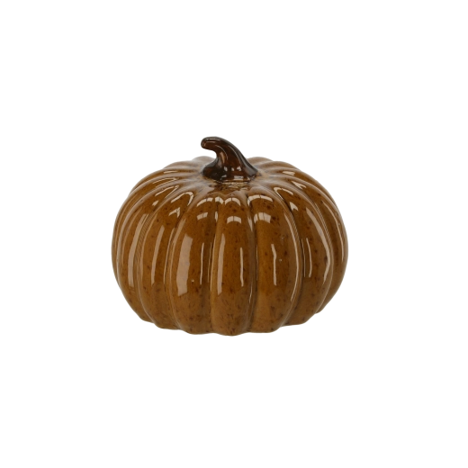 Figurine décorative de jardin en forme de citrouille, vert olive