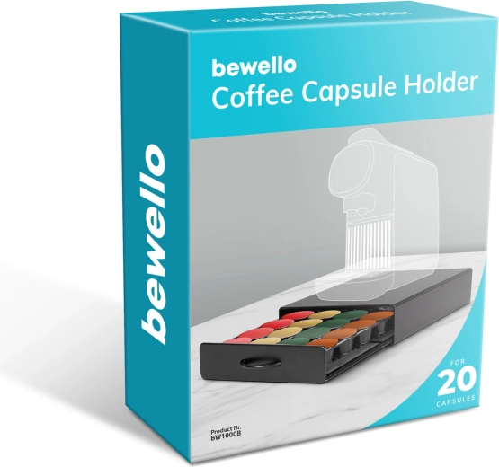 Rangement organisé des capsules