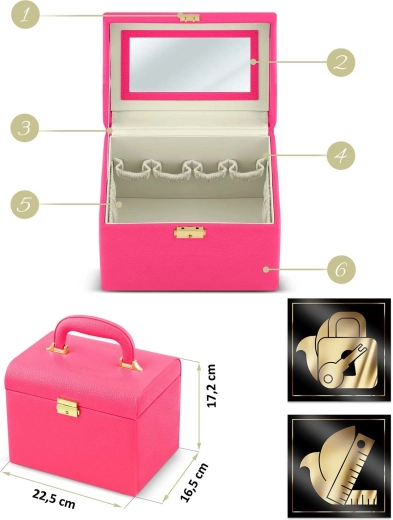 Serrure sécurisée et poignée solide