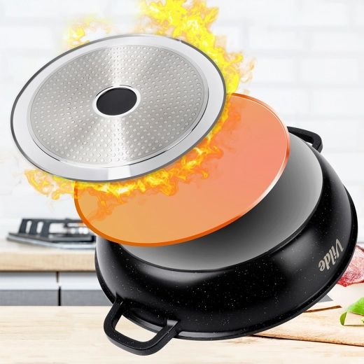 Compatible avec toutes les plaques, y compris l’induction