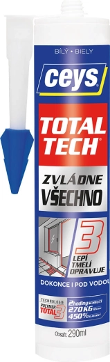 Colle et mastic universels Total Tech 290 ml Ceys – Blanc