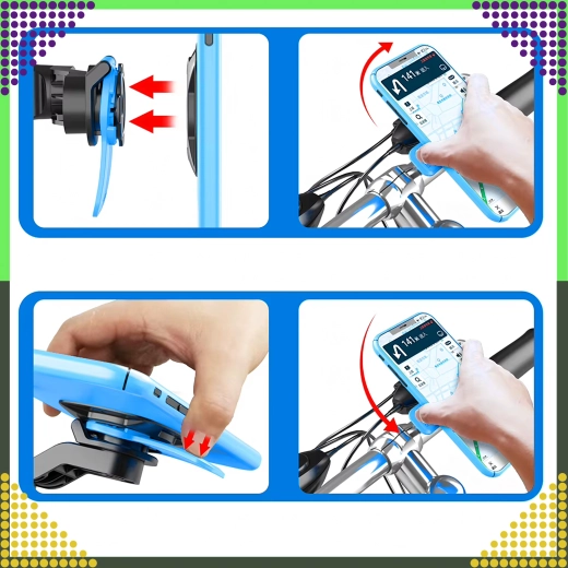 Articulation rotative et verrouillage sécurisé