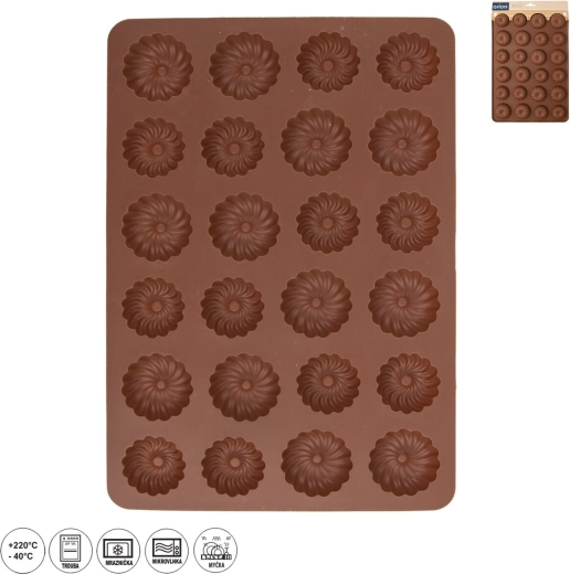 Moule en silicone pour biscuits en forme de fleurs Orion SILLINIE