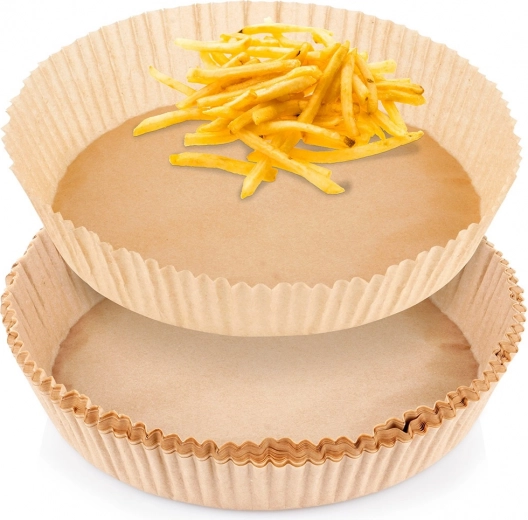 Inserts ronds en papier pour friteuse à air chaud 20 cm, 50 pcs