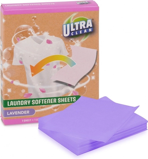 Lingettes adoucissantes solubles pour la lessive, parfum lavande, 10 pcs