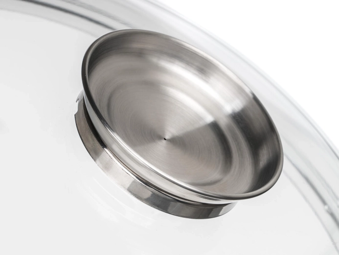 Couvercle en verre avec bouton arôme
