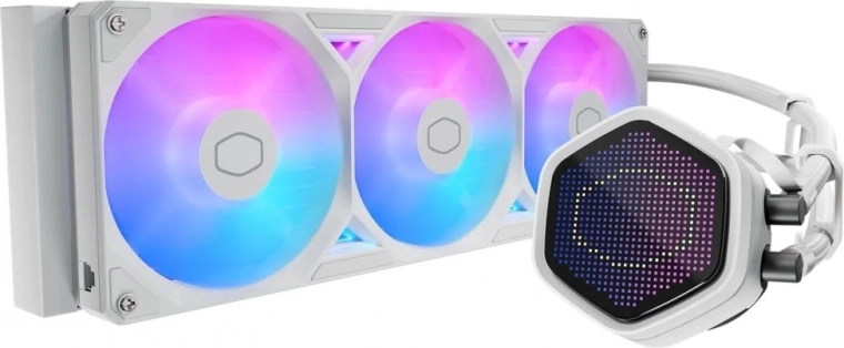 Refroidissement liquide Cooler Master MasterLiquid 360 Atmos II Pixel LED blanc