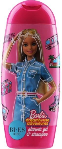 Barbie Dreamhouse gel douche et shampooing 2-en-1 pour enfants 250 ml