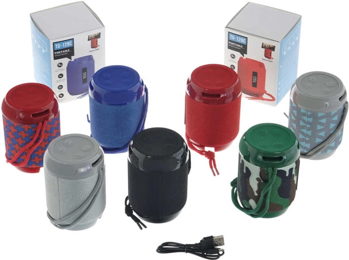 Haut-parleur Bluetooth sans fil TG-129C 5 W avec radio FM et kit mains libres - 1 pièce