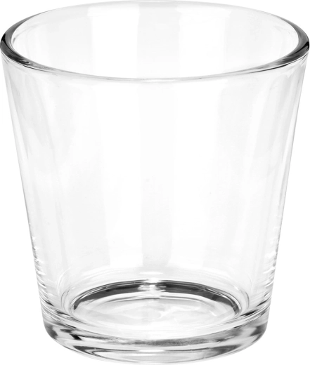 Verre résistant et base stable