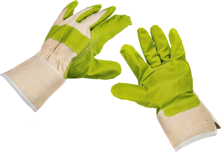 Gants de protection de travail Happy Green, taille 2XL/11