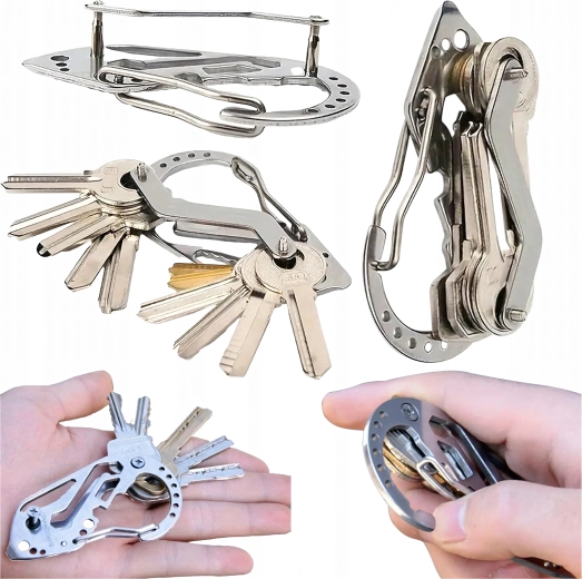 Fixation rapide grâce au mousqueton à ressort