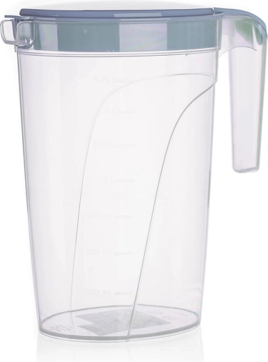 Pichet en plastique avec mesure 2 l avec couvercle Culinaria