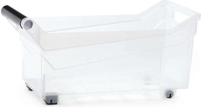 Boîte de rangement en plastique avec roulettes 17 l NUK, transparente