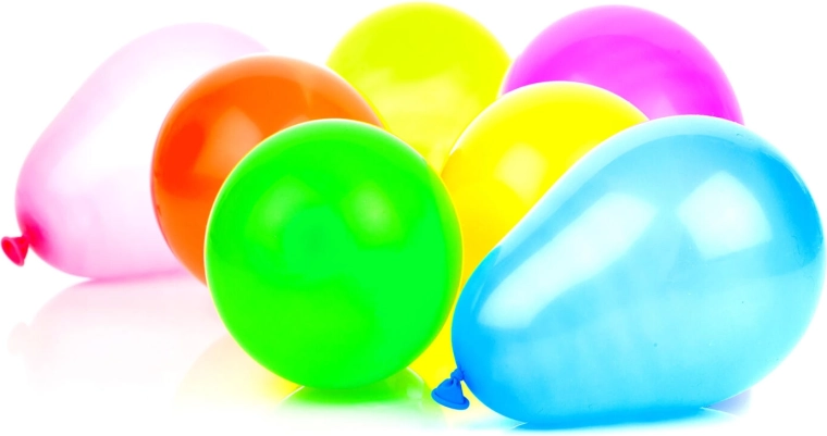 Ballons gonflables néon 25,3 cm (6 pcs) MY PARTY