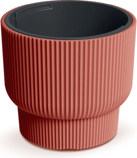 Cache-pot Milly avec insert 30 cm, cuivré