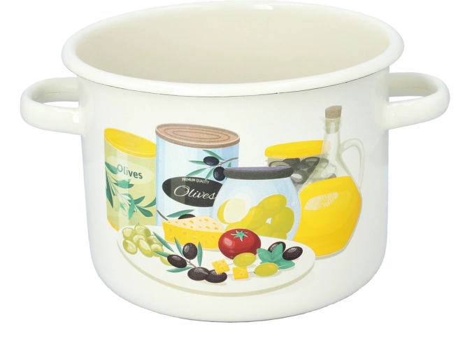 Design crème avec motif d’olives
