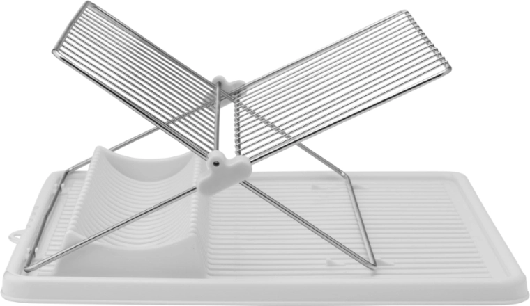 Égouttoir à vaisselle pliable avec bac d’égouttage